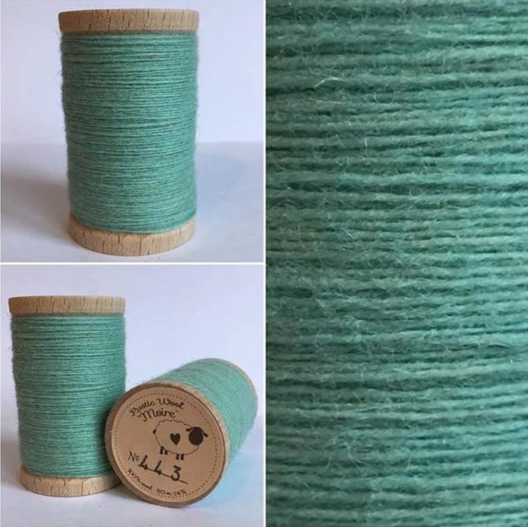 Moire Rustic Wool Thread Where to buy Moire Wool Thread | slowfiber
